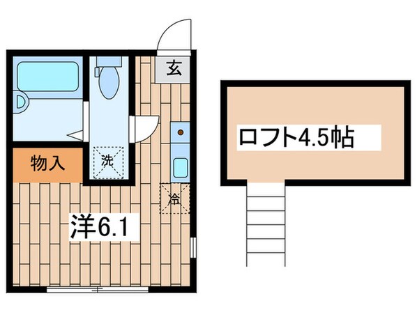 横濱倶楽部ハウスWestの物件間取画像